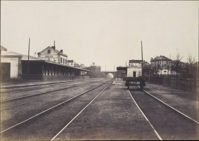 Bahnhof von Enghien von Édouard Baldus