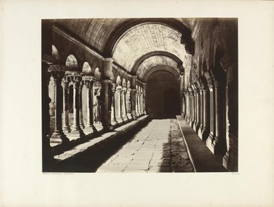 Der Kreuzgang Saint-Trophime in Arles von Édouard Baldus