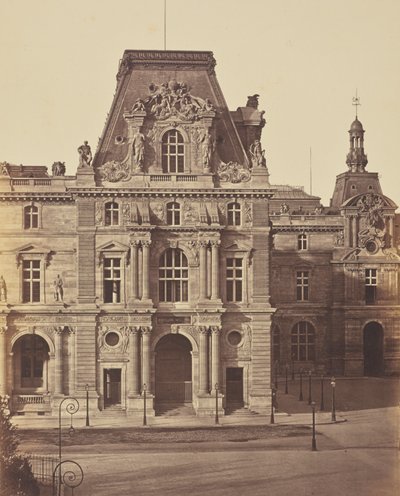 Der Mollien-Pavillon, Louvre, Paris von Édouard Baldus