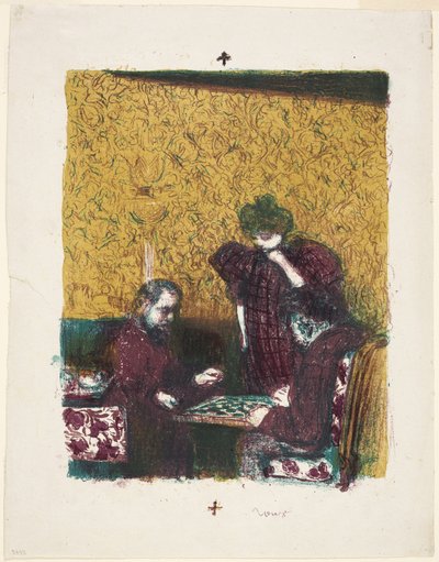 Das Damespiel von Édouard Jean Vuillard