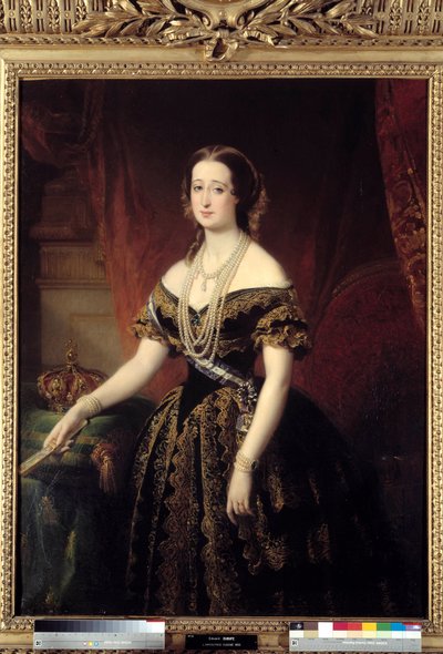 Porträt von Eugenia, Kaiserin der Franzosen von Edouard Louis Dubufe