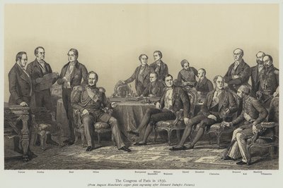 Der Kongress von Paris von Edouard Louis Dubufe