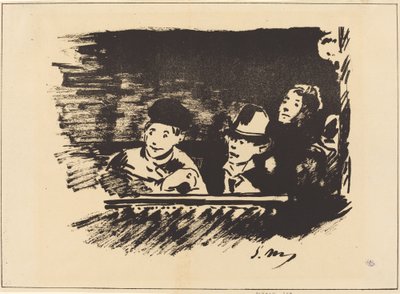 Au Paradis im Balkon von Édouard Manet
