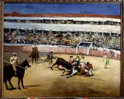 Stierkampf, Darstellung eines Stierkampfs, Gemälde von Edouard Manet von Édouard Manet
