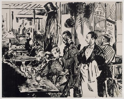 Im Café - Au Café (1. Fassung) von Édouard Manet