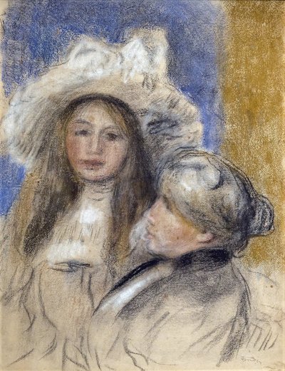 Porträt von Berthe Morisot (1841-1895) und seiner Tochter (Julie Manet) von Édouard Manet
