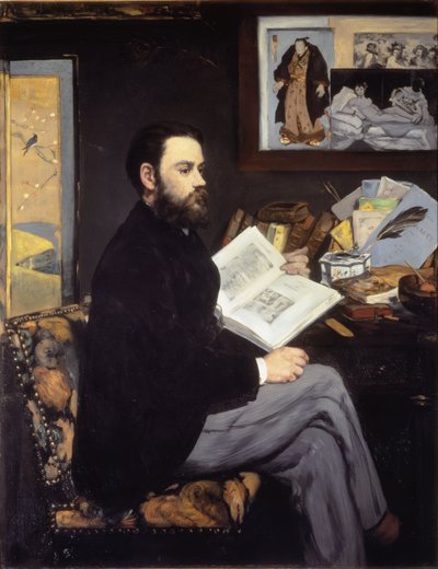 Porträt von Emile Zola - 1868 von Édouard Manet