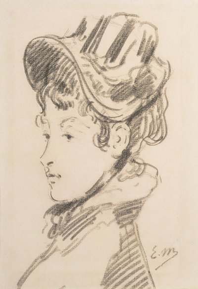 Porträt von Madame Jules Guillemet, ca. 1880 von Édouard Manet