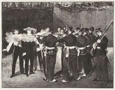 Die Hinrichtung von Kaiser Maximilian von Edouard Manet
