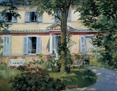 Das Haus in Rueil von Édouard Manet