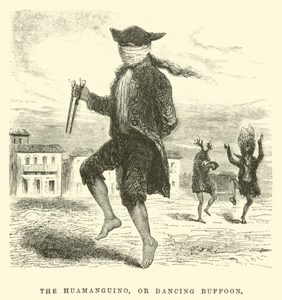 Der Huamanguino oder Tanzende Narr von Edouard Riou