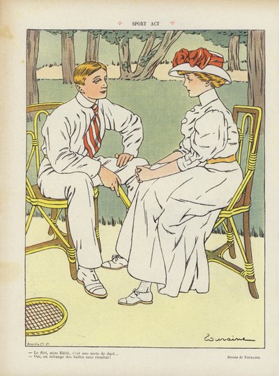 Illustration für Le Rire von Edouard Touraine