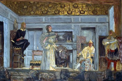 Dekorationen des eingebildeten Kranken von Molière von Edouard Vuillard