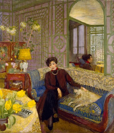 Porträt von Marcelle Aron, Ehefrau von Tristan Bernard (1866-1947) 1914 von Edouard Vuillard