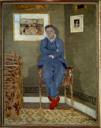 Porträt des Malers Felix Vallotton (1865-1925) von Edouard Vuillard