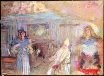 Darstellung des Stücks "Der eingebildete Kranke" von Jean Baptiste Poquelin, genannt Molière von Edouard Vuillard