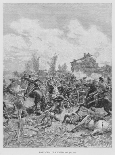 Schlacht von Milazzo von Edouardo Matania