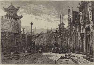Kreisstraße von Eduard Hildebrandt