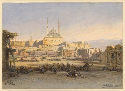 Die Zitadelle von Kairo von Eduard Hildebrandt