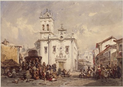 Kirche St. Rita, Rio de Janeiro von Eduard Hildebrandt