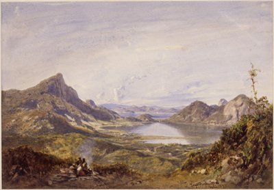 Lagoa Rodrigo de Freitas. Rio de Janeiro von Eduard Hildebrandt