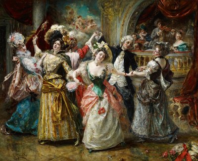 Der Beau auf der Soiree von Eduardo Leon Garrido