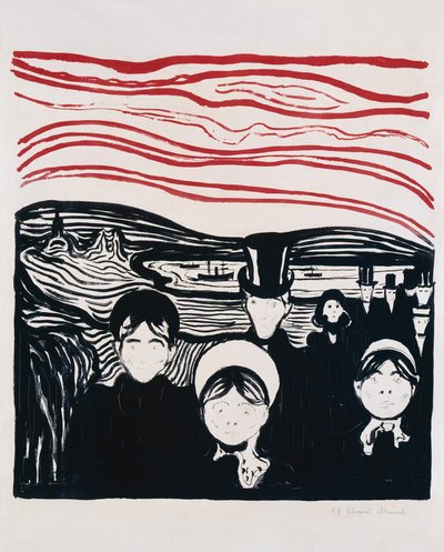 Angstgefühl von Edvard Munch