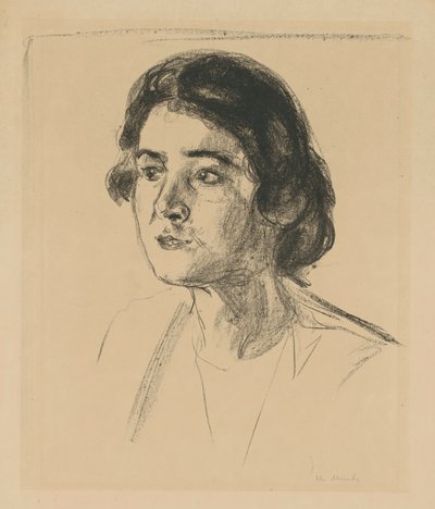 Frau Wedel II von Edvard Munch