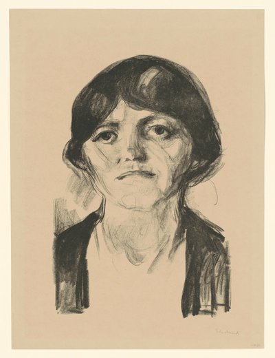 Frauenkopf von Edvard Munch