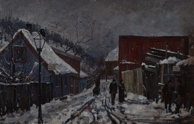 Aus der Saxegaardsstraße von Edvard Munch
