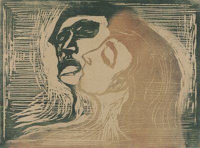 Kopf an Kopf von Edvard Munch