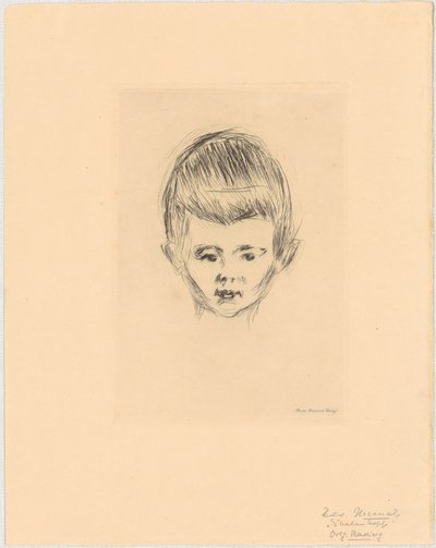 Porträt von Andreas Schwarz von Edvard Munch