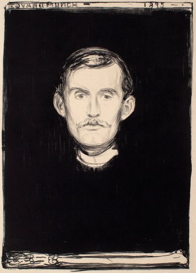 Selbstbildnis von Edvard Munch