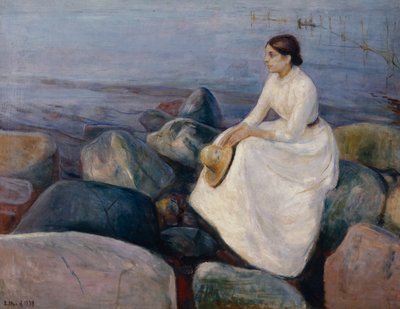 Sommernacht von Edvard Munch