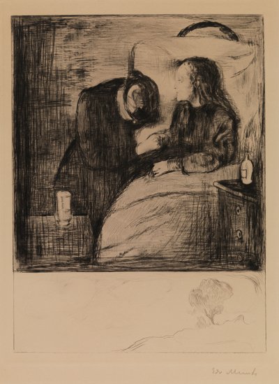 Das kranke Kind von Edvard Munch