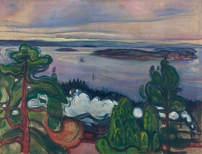 Zugrauch von Edvard Munch