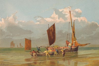 Fischerboote fahren hinaus, vor Norfolk von Edward (after) Duncan