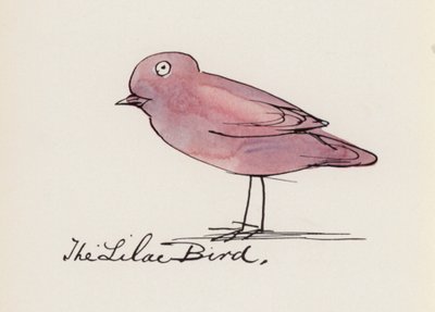 Edward Lear, Das Vogelbuch: Der Flieder Vogel von Edward (after) Lear