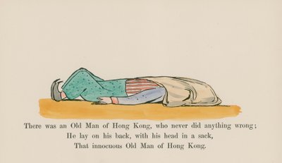 Es war ein alter Mann aus Hongkong, der nie etwas falsch machte von Edward (after) Lear