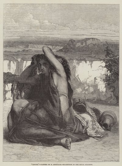 Hagar von Edward A. Armitage
