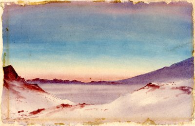 Hut Point vom Gap, 1901-04 von Edward Adrian Wilson