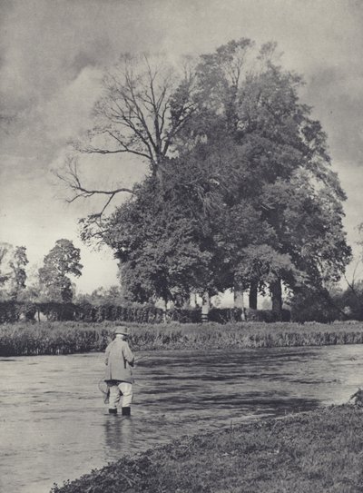 Äschenzeit oberhalb von Romsey am Test von Edward Alfred Barton