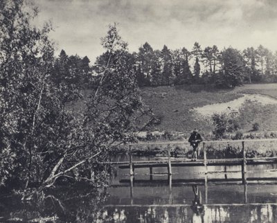 Tumbling Bay, auf einem Träger des Test unterhalb von Fullerton von Edward Alfred Barton