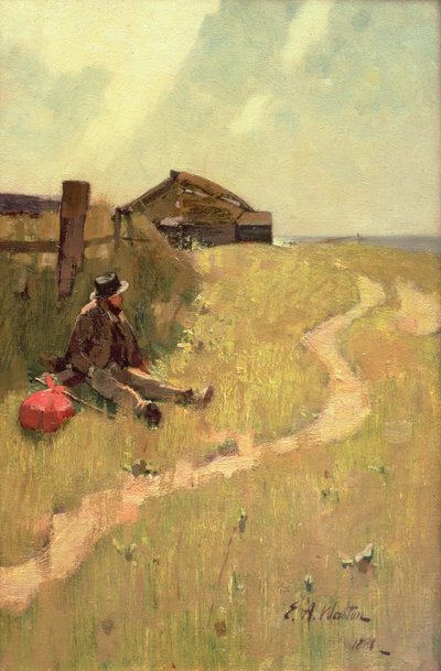 Der Wanderer, 1881 von Edward Arthur Walton
