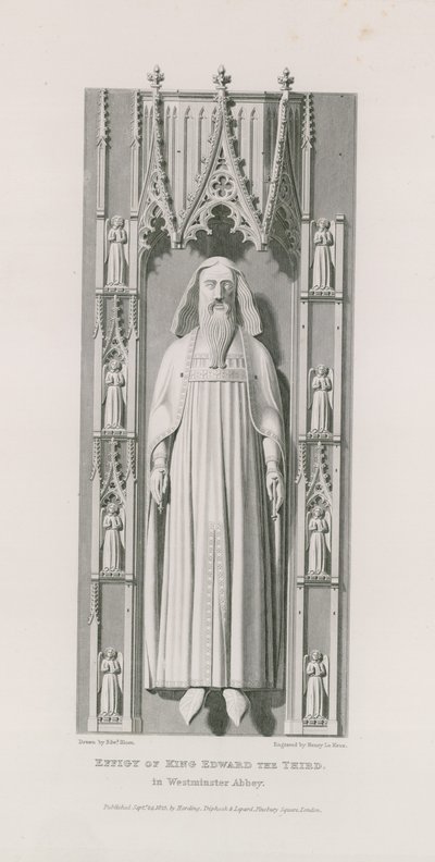 Abbild von König Edward III von Edward Blore