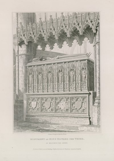 Denkmal von König Edward III. von Edward Blore