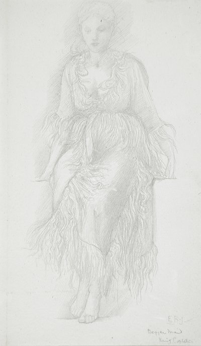 Sitzende Frau von Edward Burne-Jones