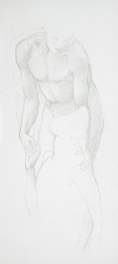 Zwei männliche Akte von Edward Burne-Jones