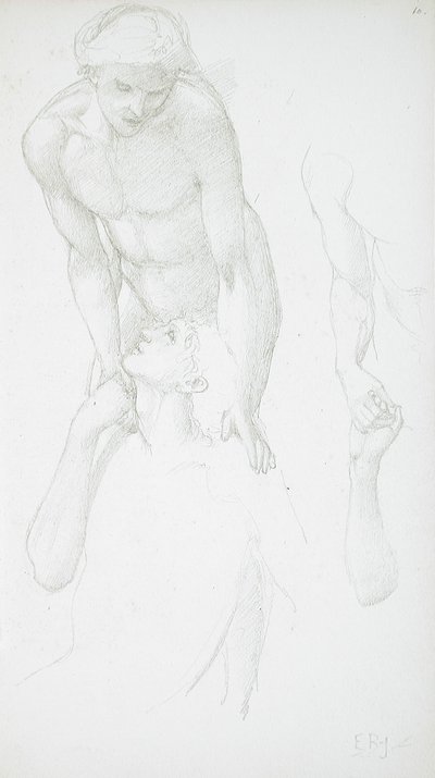 Zwei männliche Akte von Edward Burne-Jones