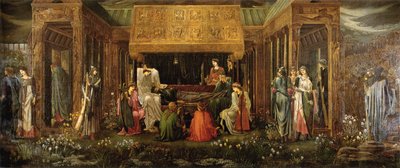 Der letzte Schlaf von Arthur in Avalon von Edward Burne Jones